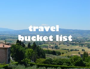 My Bucket List