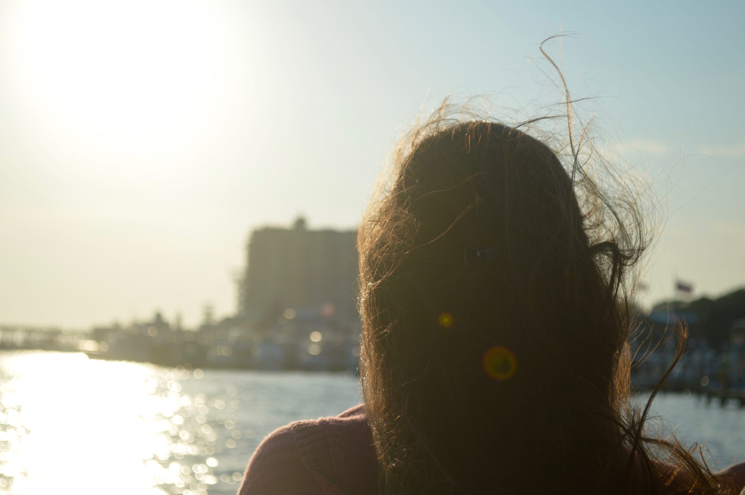 Wind Blown Hair Sunset Cruise Destin Florida Round Trip Travel