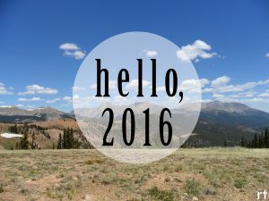 Hello, 2016