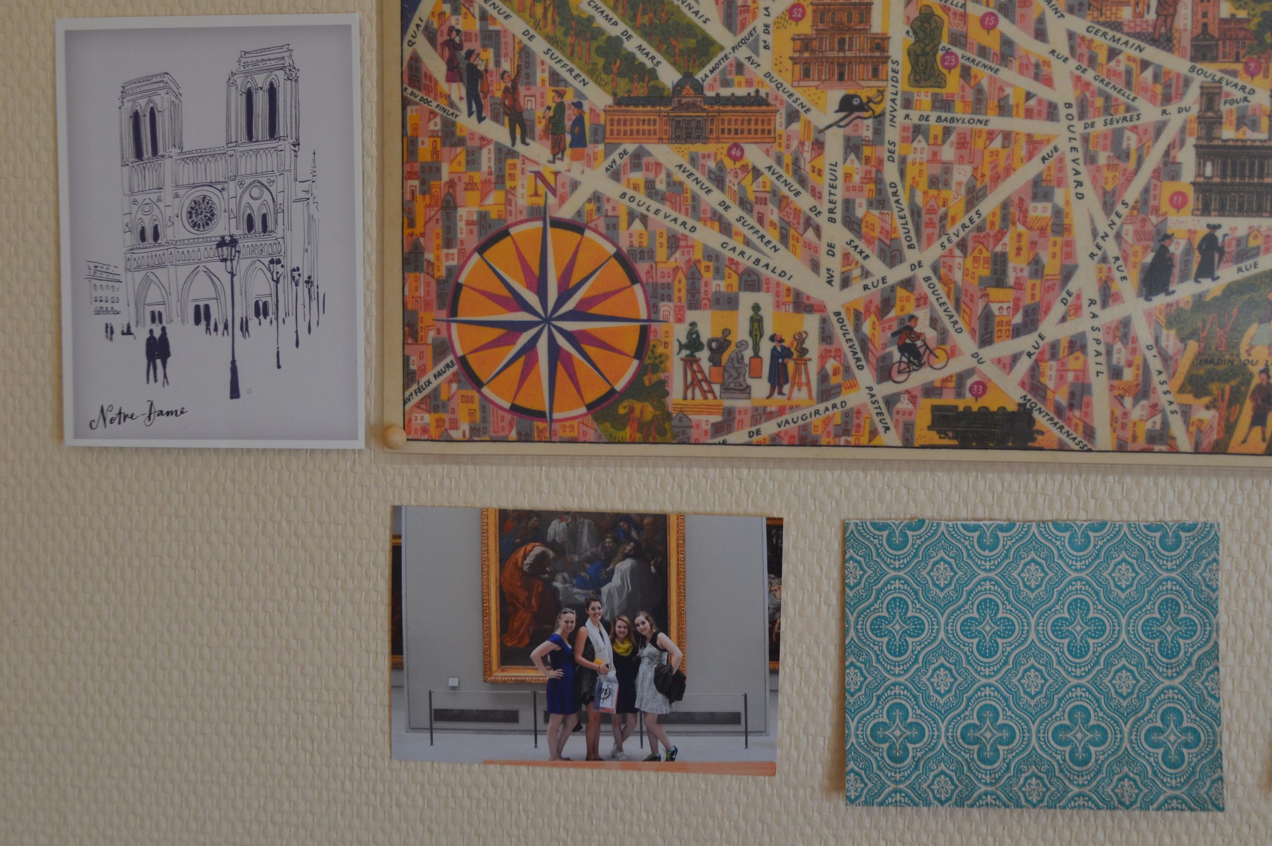 How to Make a House a Home Travel Art Map