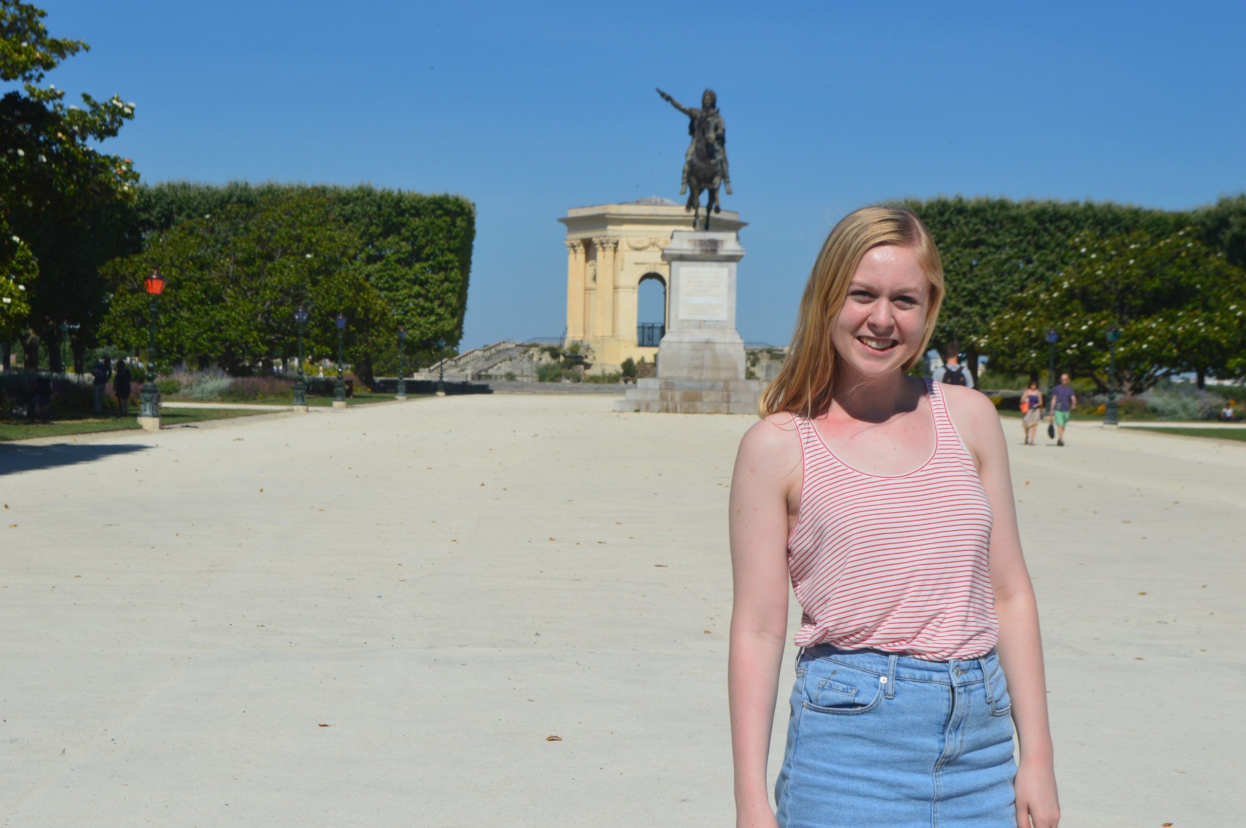 Peyrou Montpellier France Round Trip Travel