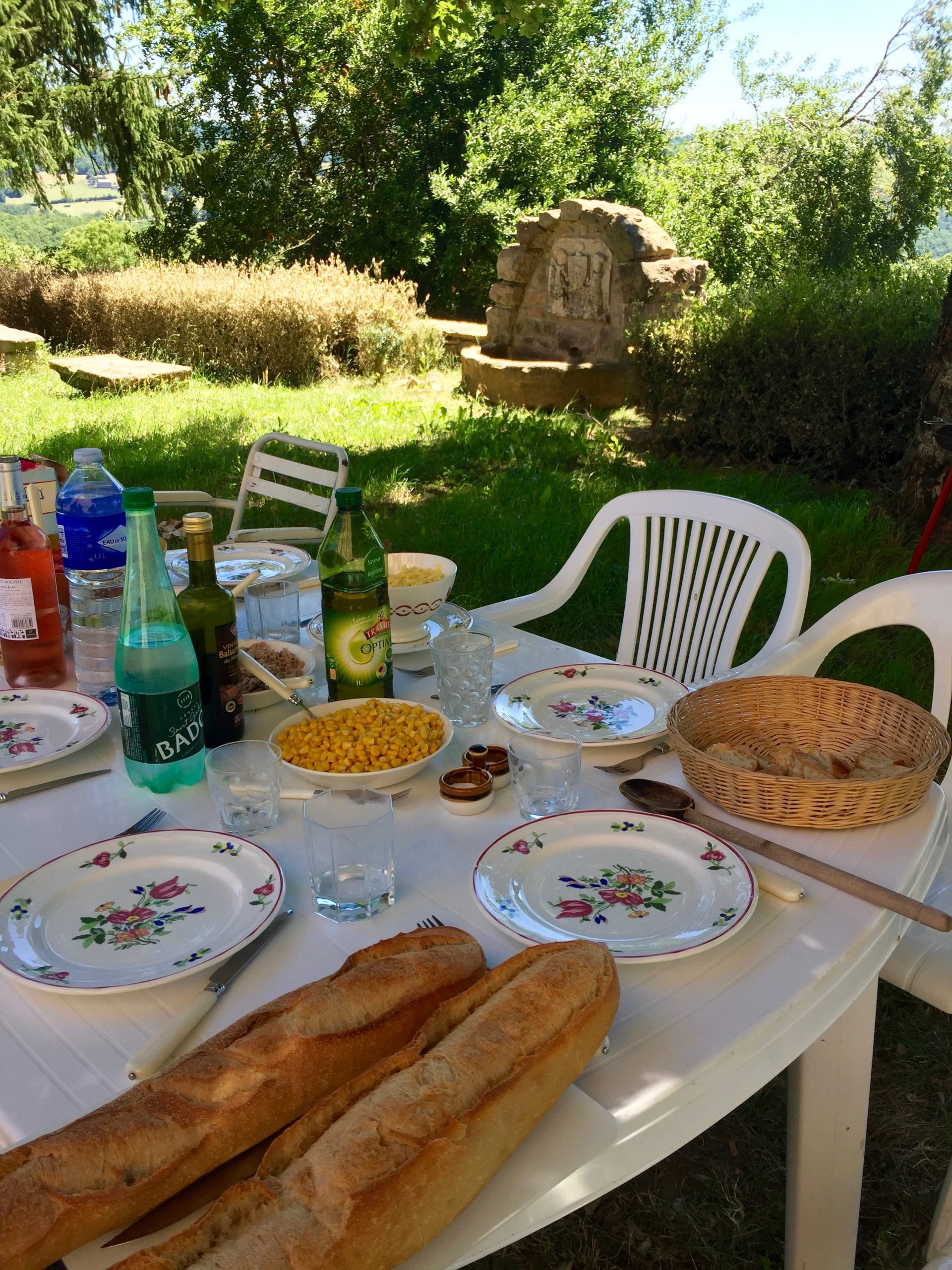 French Meal Repas Chateau Castle