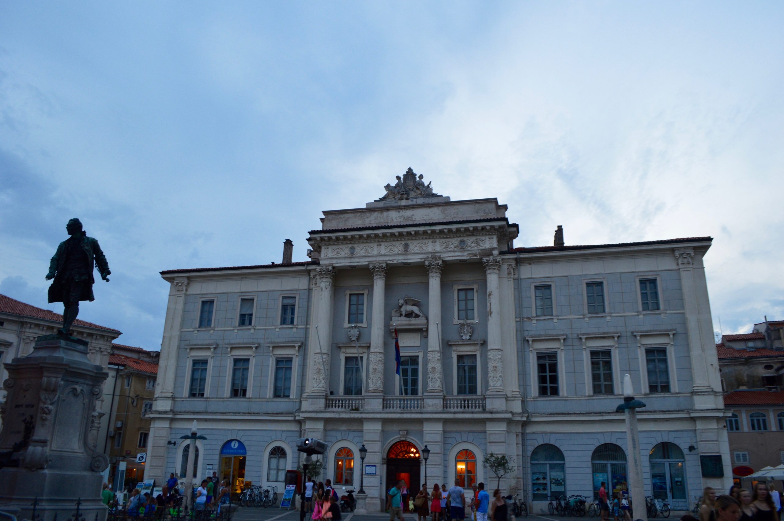 Tartini Square Piran Slovenia Travel Europe
