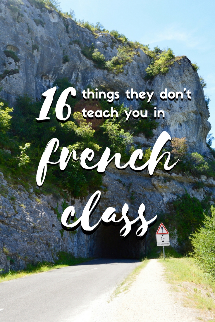 16 things they don't teach you in french class