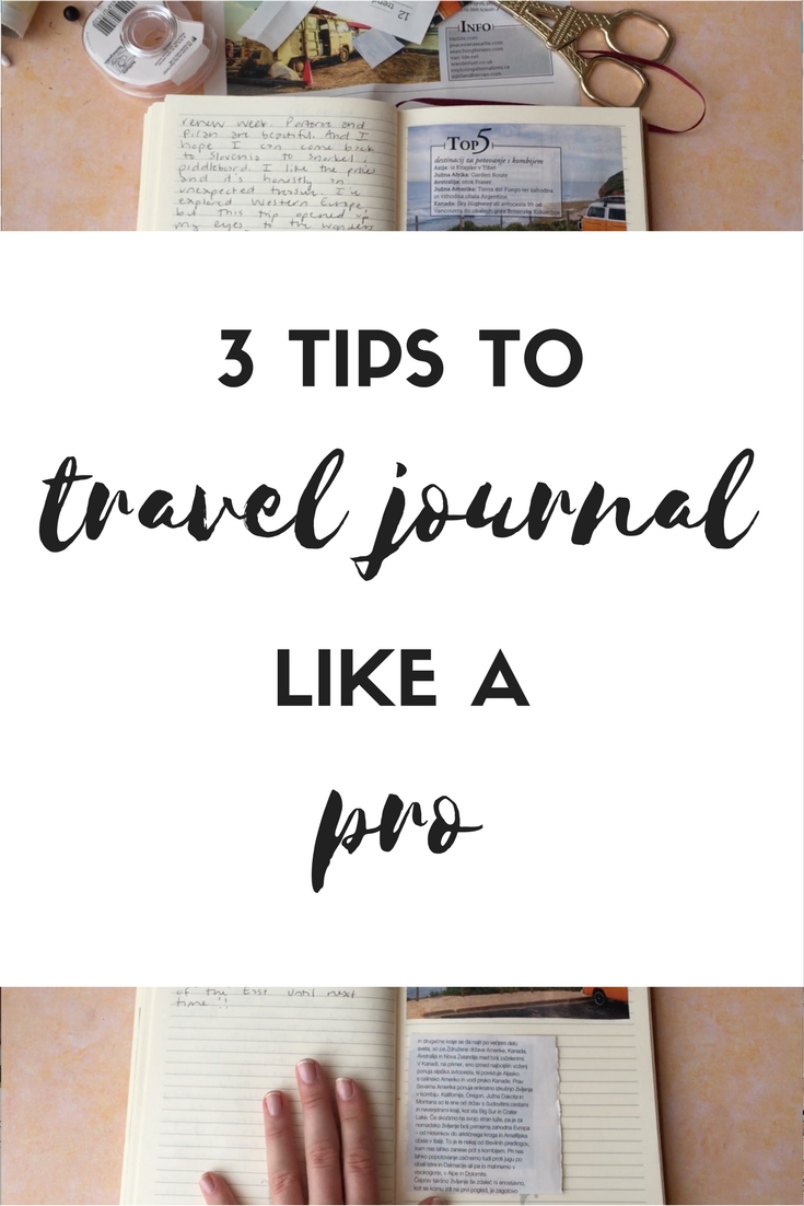3 tips to travel journal like a pro