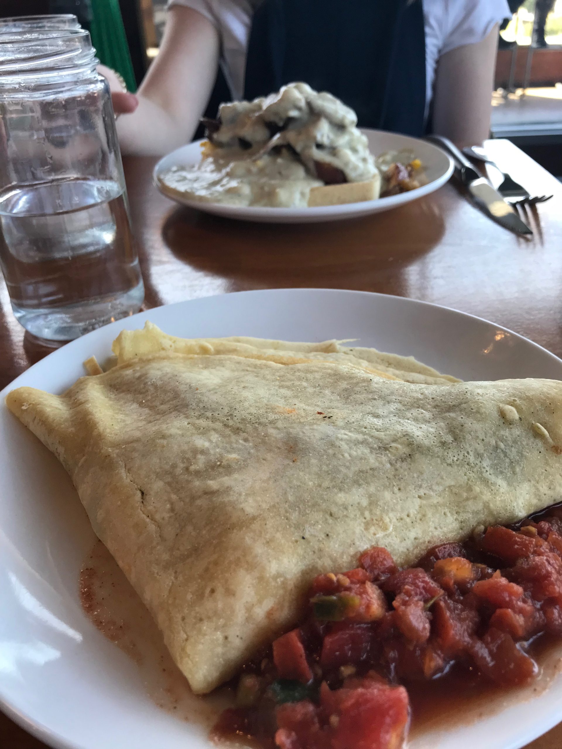 Breakfast Potato Crepe Rooster South Grand St Louis